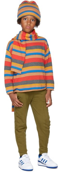 Repose AMS Kids Multicolor Stripe Boxy Sweater