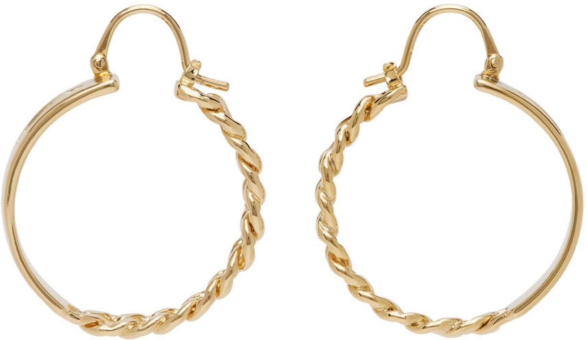 A.P.C. Gold Darwin Earrings