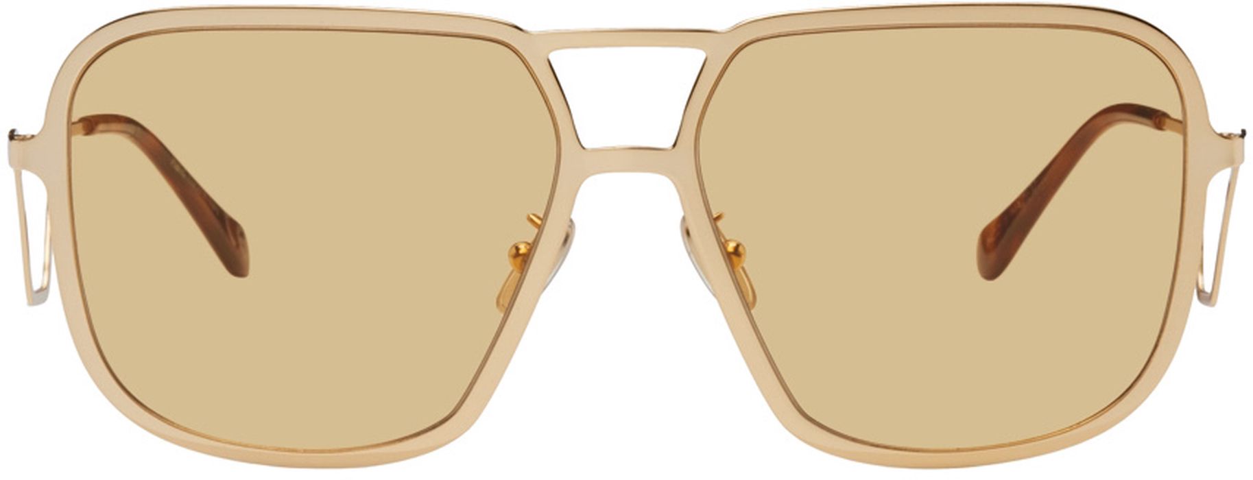 Marni Gold Ha Long Bay Sunglasses