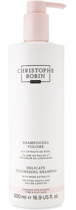 Christophe Robin Delicate Rose Extract Volumizing Shampoo, 500 mL