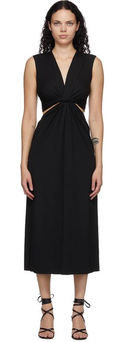 Marina Moscone Black Twist Dress