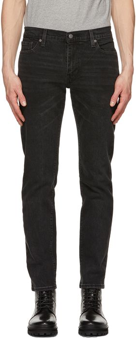 Levi's Black Faded 511 Slim Flex Jeans