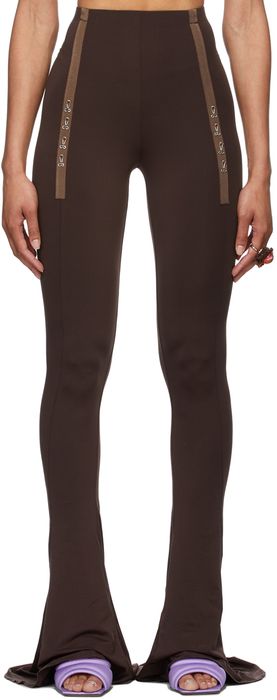 KNWLS SSENSE Exclusive Brown Ghater Trousers
