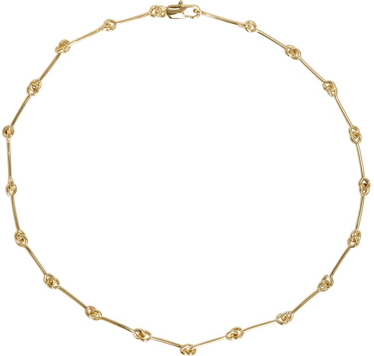 Laura Lombardi Gold Treccia Necklace