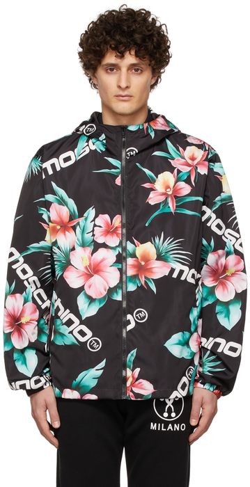 Moschino Black Floral Jacket