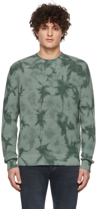 rag & bone Green Tie-Dye Dexter Sweater