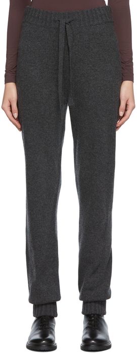 House of Dagmar Grey Loana Knitted Trousers