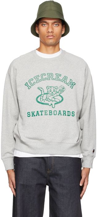 ICECREAM Grey IC Cubs Crewneck Sweatshirt