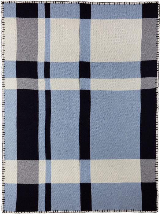Khaite Blue Cashmere Essex Blanket