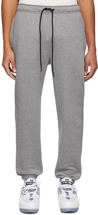Nike Jordan Grey Fleece Lounge Pants
