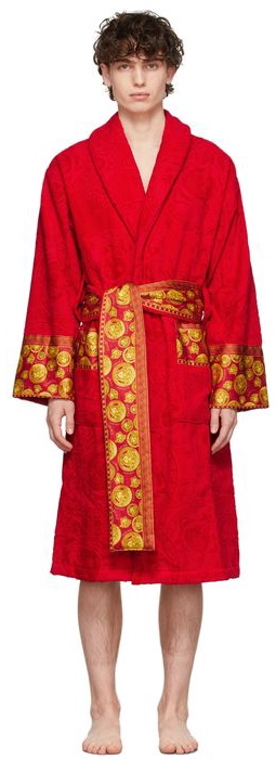 Versace Red Medusa Amplified Robe