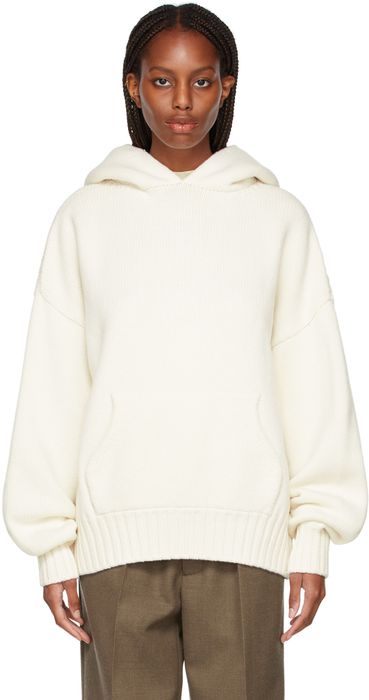 Fear of God Off-White Wool Knit Hoodie