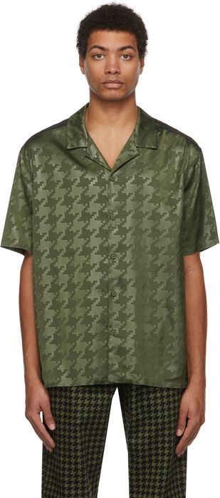 adidas x IVY PARK Green Satin 2.0 Short Sleeve Shirt