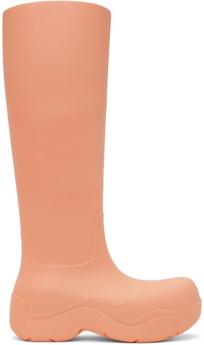 Bottega Veneta Pink Puddle Tall Boot