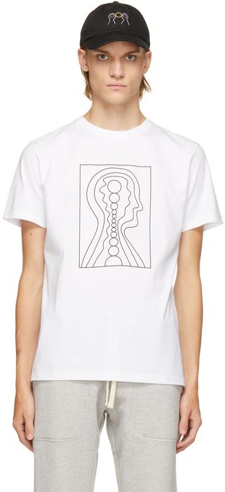 Norse Projects White Geoff McFetridge Edition Stick Drawing T-Shirt