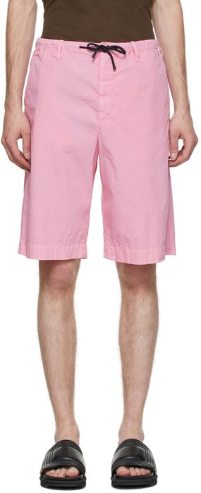 Dries Van Noten Pink Poplin Shorts