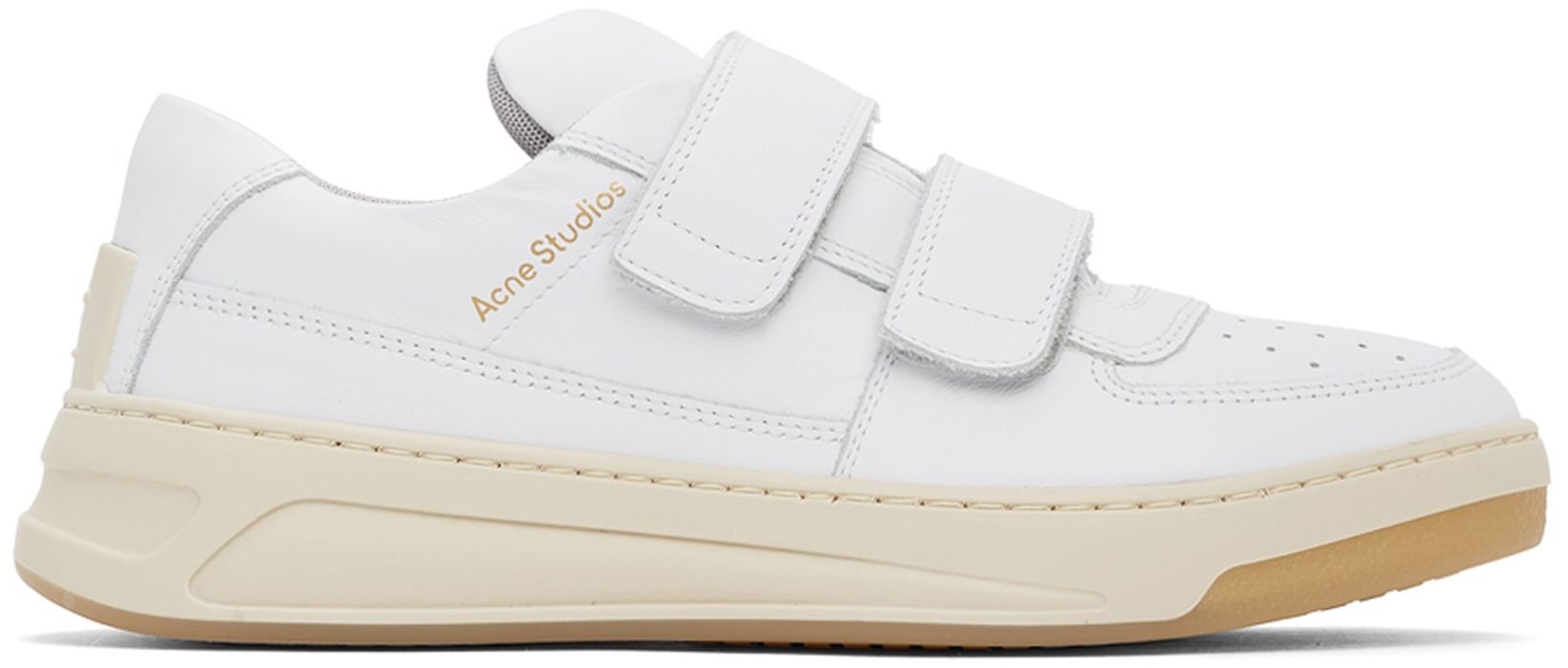 Acne Studios White Velcro Perey Sneakers