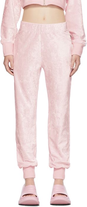 Givenchy Pink Velvet Lounge Pants