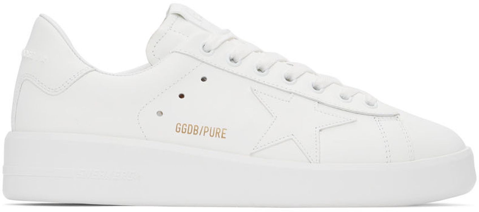 Golden Goose White Purestar Sneakers