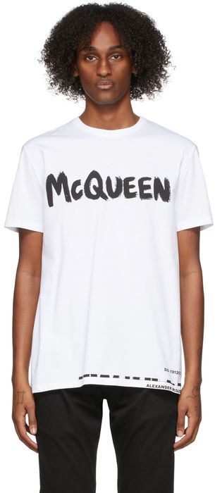 Alexander McQueen White Logo T-Shirt