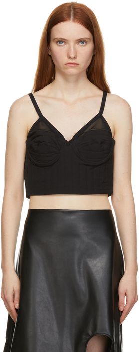 Markoo Black 'The Quilted Bustier' Camisole