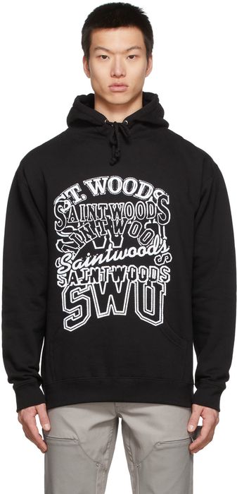 Saintwoods Black Seven Hoodie