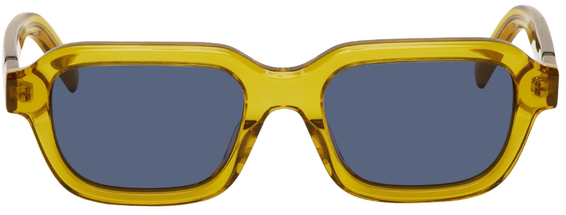 Kenzo Yellow Oval Sunglasses