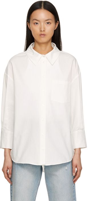 ANINE BING White Mika Shirt