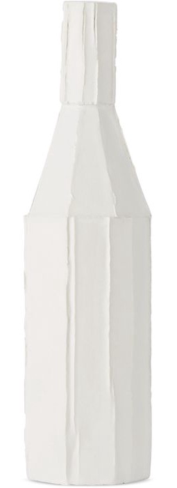 Paola Paronetto Off-White Bottle Corteccia Sculpture