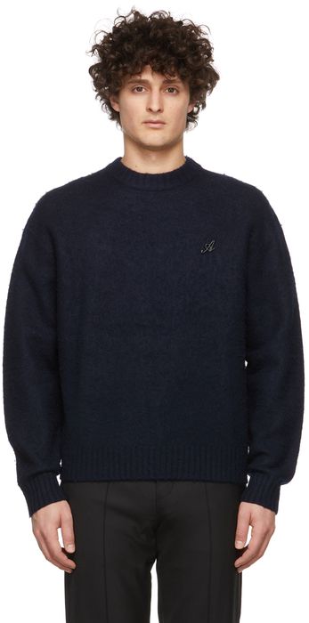 Axel Arigato Navy Pin Sweater