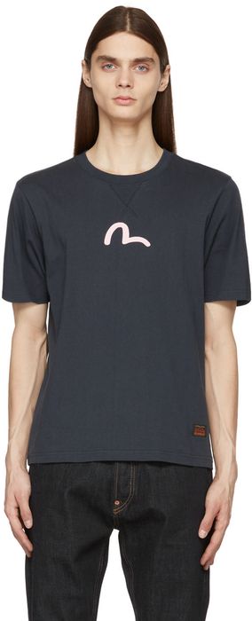 Evisu Navy Seagull T-Shirt