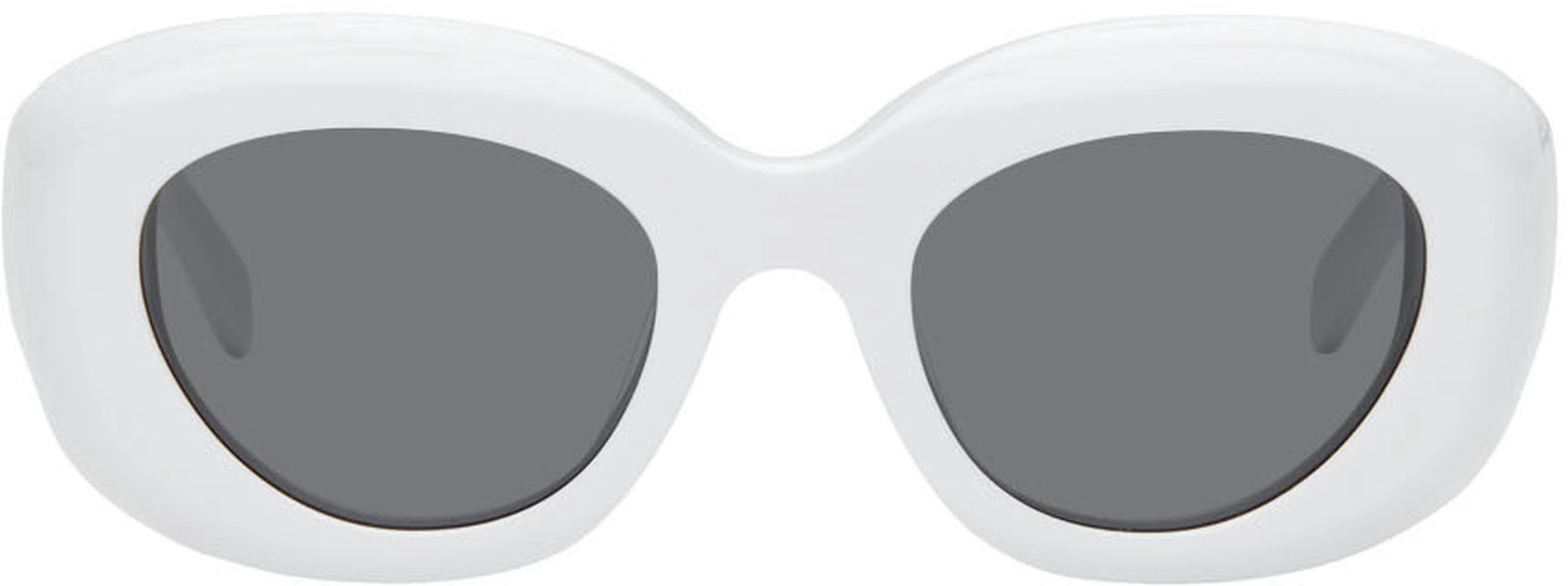 BONNIE CLYDE White Portal Sunglasses