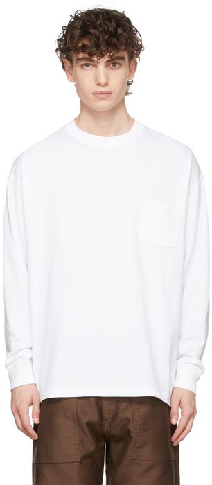 Nanamica White Pocket T-Shirt