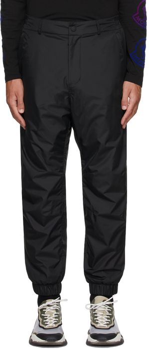 Moncler Grenoble Black Nylon Sports Pants