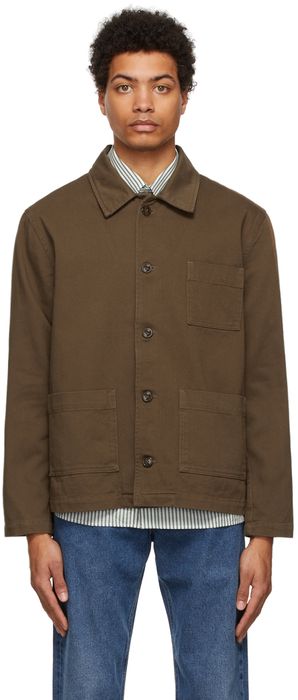 Another Aspect Brown Another Overshirt 1.0 Jacket