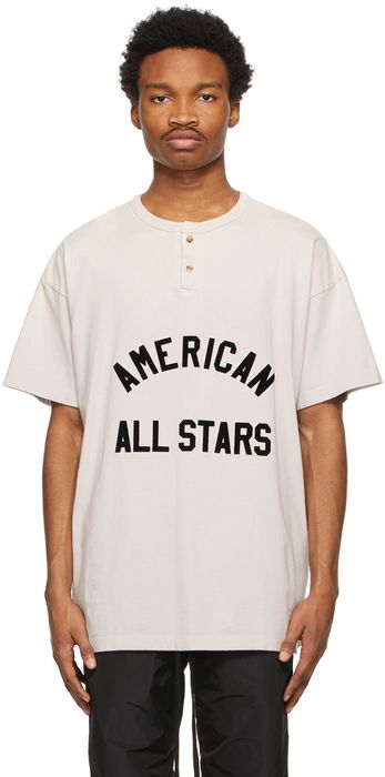 Fear of God Off-White 'American All Stars' Short Sleeve Henley