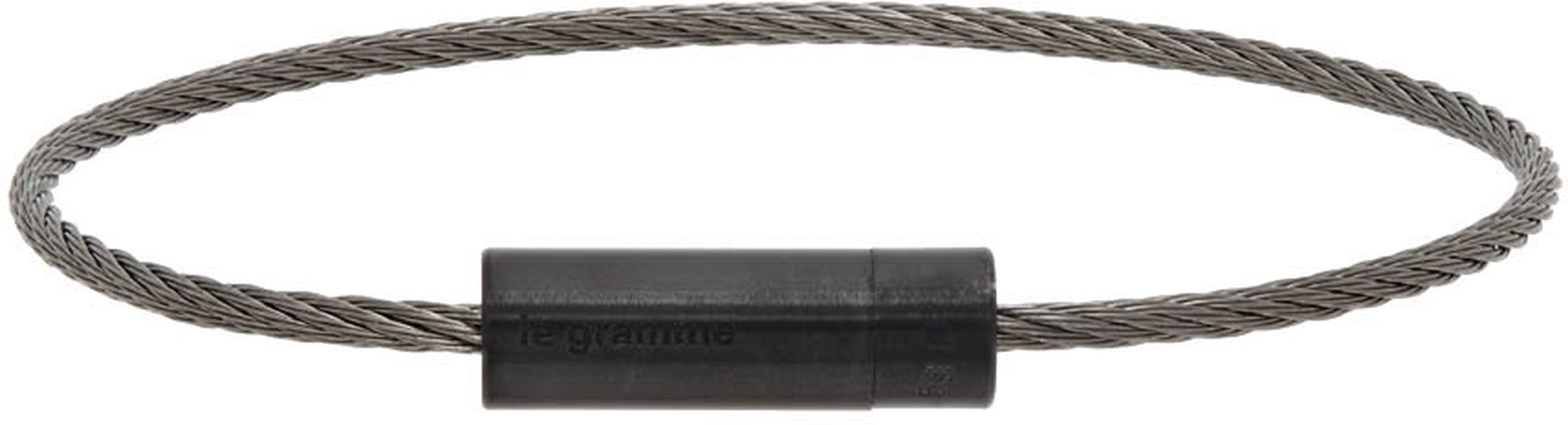 Le Gramme Black 'Le 5 Grammes' Cable Bracelet