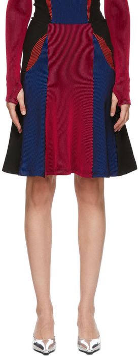 Paolina Russo SSENSE Exclusive Multicolor Knitted Battle Skirt