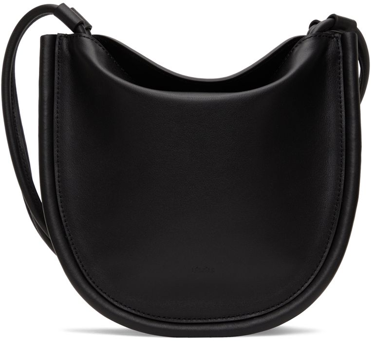 LÉMÉLS Black Flat Shoulder Bag