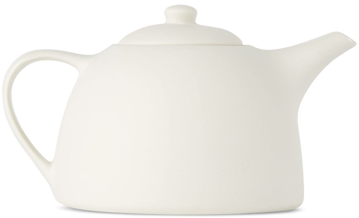 Mud Australia White Round Teapot, 660 mL