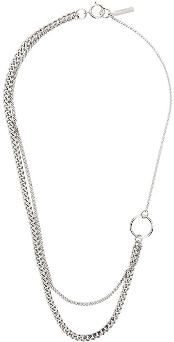 Justine Clenquet Silver Morgan Necklace