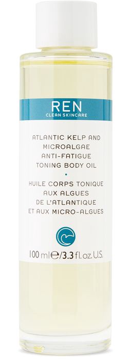 Ren Clean Skincare Atlantic Kelp & Microalgae Anti-Fatigue Toning Body Oil, 100 mL