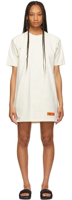Heron Preston Off-White T-Shirt Dress