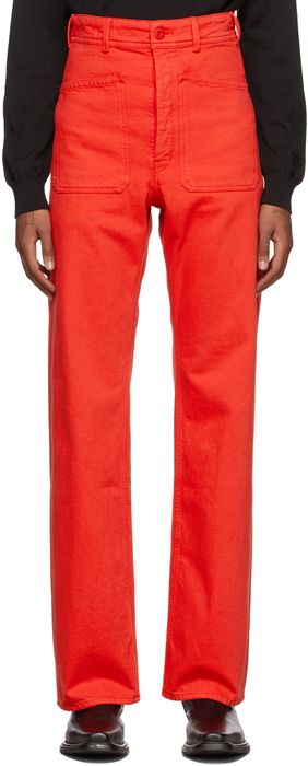 Lemaire Red Sailor Jeans