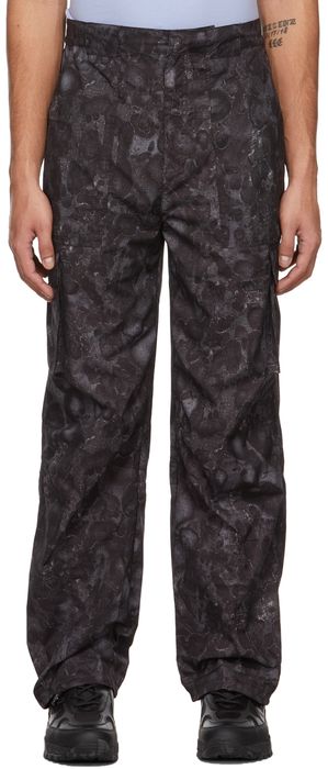 MCQ Black Gyo Track Cargo Pant