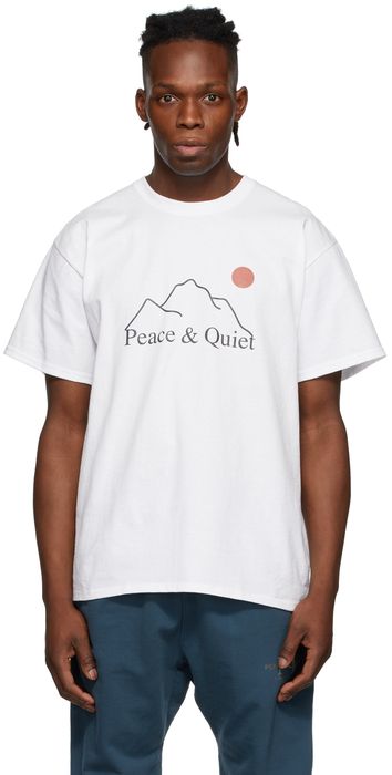 Museum of Peace & Quiet White 'L'Horizon' T-Shirt
