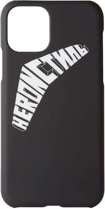 Heron Preston Black & White Logo iPhone 11 Pro Case