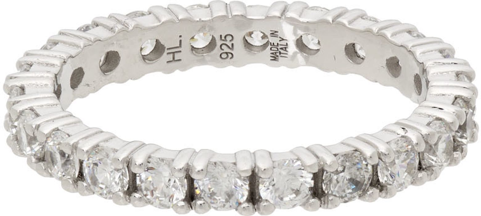 Hatton Labs Silver & White Eternity Ring