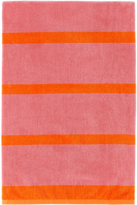 Lateral Objects Pink & Orange Stack Towel