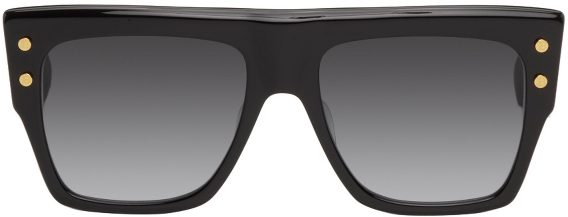 Balmain Black B-I Sunglasses